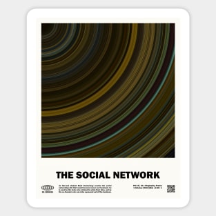 minimal_Social_Network Abstract Circular Art Movie Sticker